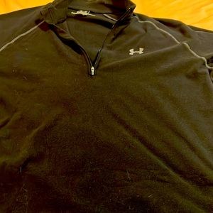 X-Large black under armor pull over jacket